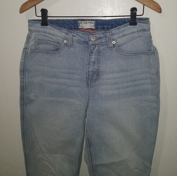 FREE PEOPLE Curvy High Rise Vintage Straight Jeans - Picture 5 of 10